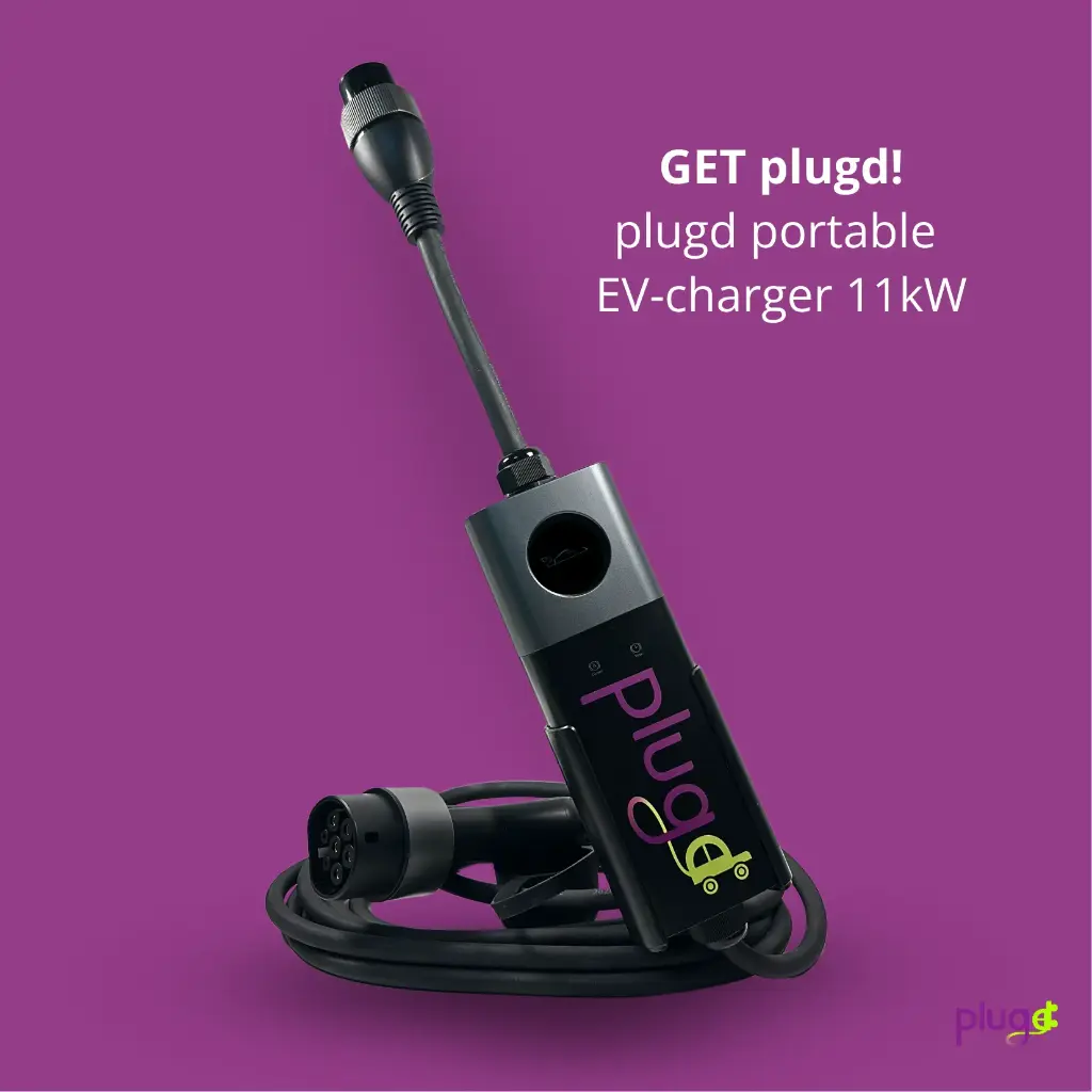 plugd portable EV charger 11kW