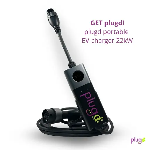 plugd portable EV charger 22kW